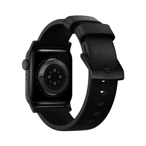 Nomad Modern Band - brown leather black hardware-Apple Watch 41mm/42mm (NM01993285) - Image 7