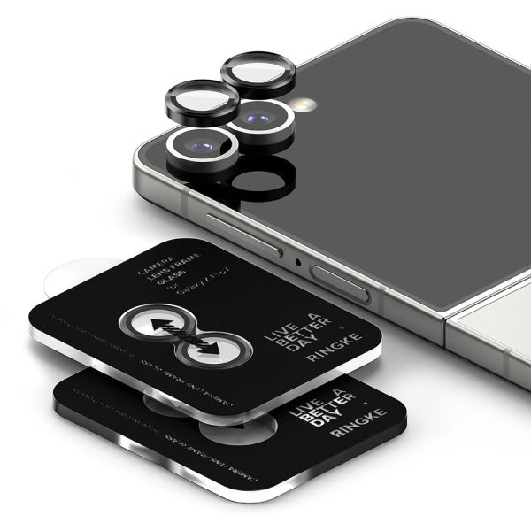 RINGKE CAMERA FRAME PROTECTOR 2-PACK-SAMSUNG GALAXY Z FLIP 7 BLACK - Image 3