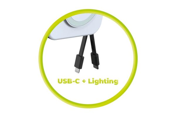 Mobile Origin Powerbank 10 000mAh and Travel Charger Lightning and USB-C cable White (PBT-02L-WHT) - Image 11