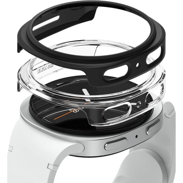 RINGKE SLIM 2-PACK GALAXY WATCH 8 (40 MM) CLEAR & MATTE BLACK