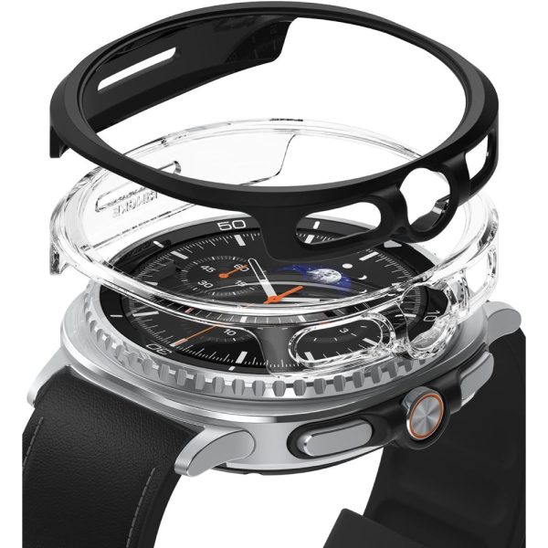 RINGKE SLIM 2-PACK GALAXY WATCH 8 CLASSIC (46 MM) CLEAR & MATTE BLACK