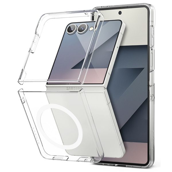RINGKE SLIM MAGNETIC MAGSAFE SAMSUNG GALAXY  Z FLIP 7 CLEAR - Image 3