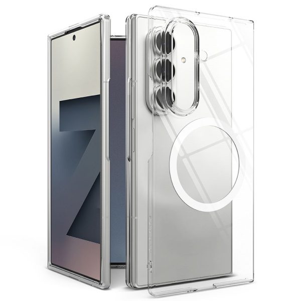 RINGKE SLIM MAGNETIC MAGSAFE-SAMSUNG GALAXY Z FOLD 7 CLEAR - Image 3