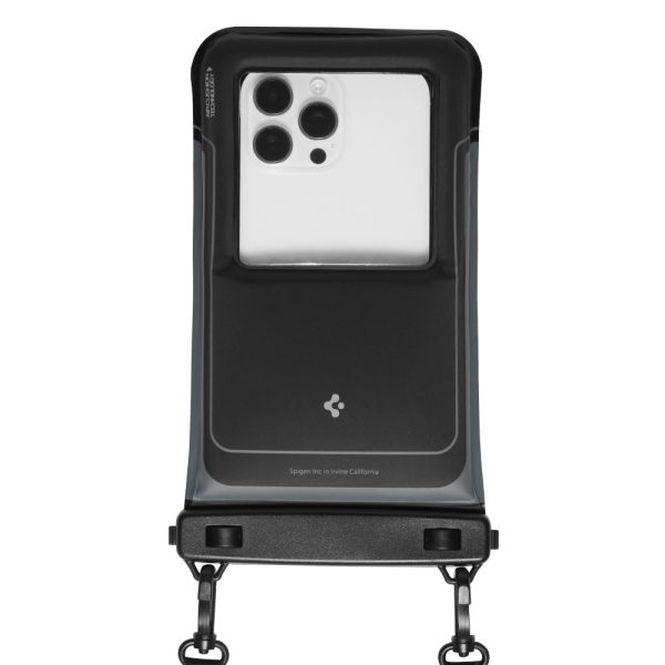 SPIGEN A611P UNIVERSAL WATERPROOF FLOAT CASE 2-PACK MATTE BLACK (ACS09348) - Image 3