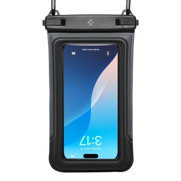 SPIGEN A611P UNIVERSAL WATERPROOF FLOAT CASE 2-PACK MATTE BLACK (ACS09348) - Image 4