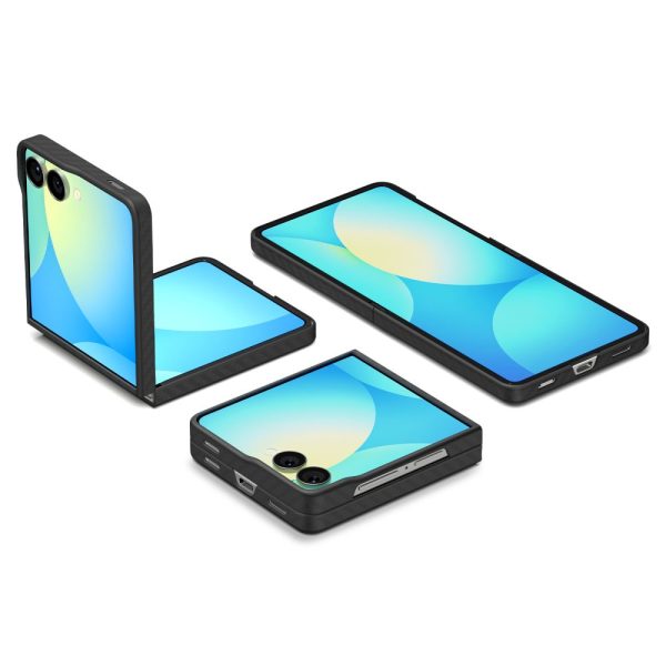 SPIGEN AIRSKIN ARAMID GALAXY Z FLIP 7 BLACK (ACS09564) - Image 9