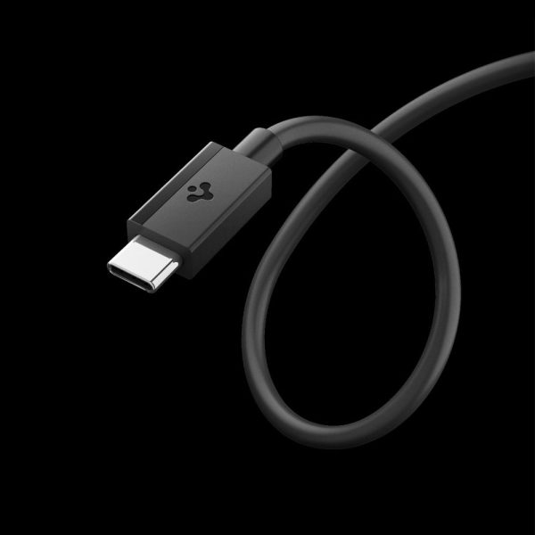 SPIGEN EB6010CC ESSENTIAL TYPE-C CABLE 60W 100CM BLACK (ACA08718) - Image 4