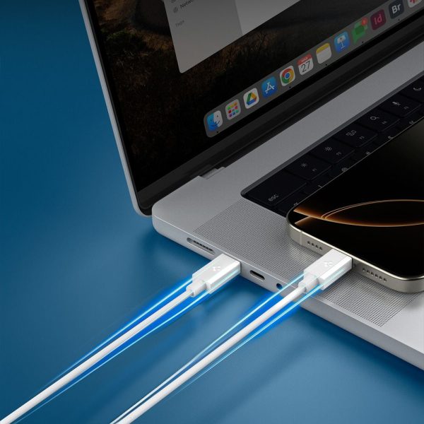 SPIGEN EB6020CC ESSENTIAL TYPE-C CABLE 60W 200CM WHITE (ACA08719) - Image 7
