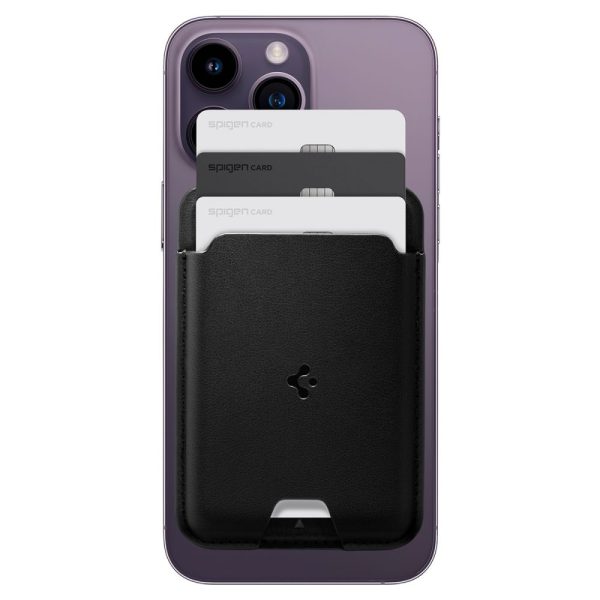 SPIGEN VALENTINUS PRO MAGSAFE WALLET BLACK (AFA09442) - Image 2