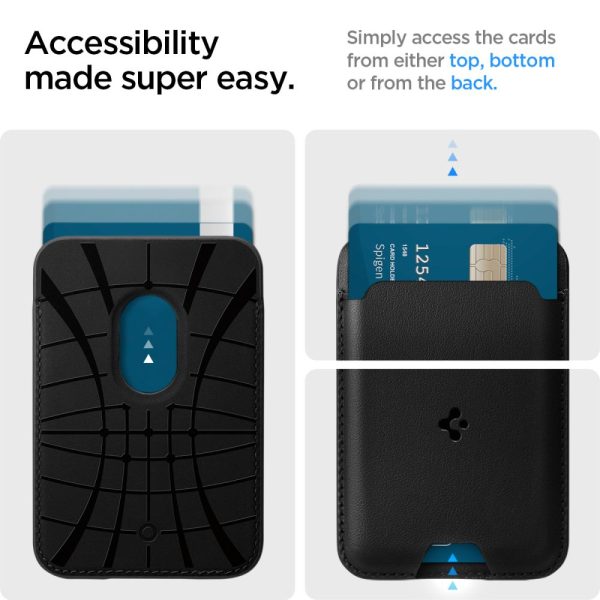 SPIGEN VALENTINUS PRO MAGSAFE WALLET BLACK (AFA09442) - Image 17