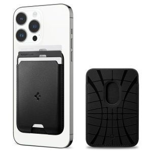 SPIGEN VALENTINUS PRO MAGSAFE WALLET BLACK