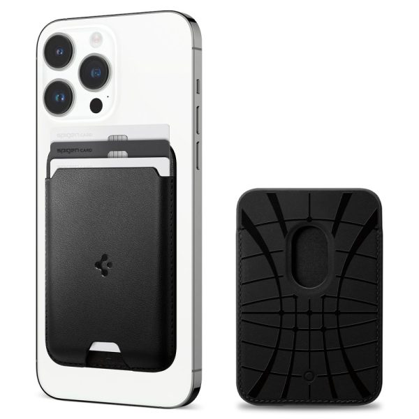 SPIGEN VALENTINUS PRO MAGSAFE WALLET BLACK
