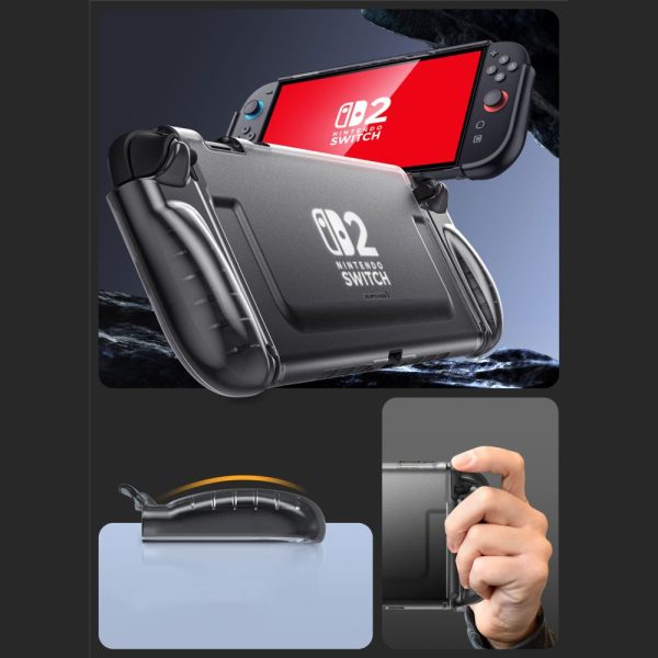 SUPCASE CRYSTAL CASE NINTENDO SWITCH 2 FROST BLACK - Image 5