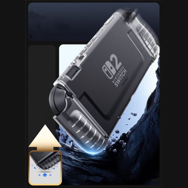 SUPCASE CRYSTAL CASE NINTENDO SWITCH 2 FROST CLEAR (843439157408) - Image 4