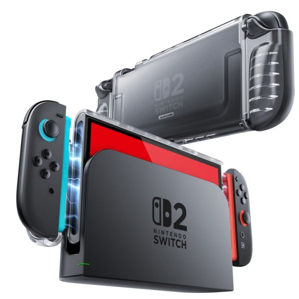 SUPCASE CRYSTAL CASE NINTENDO SWITCH 2 FROST CLEAR