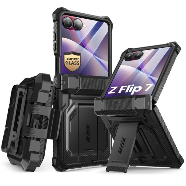 SUPCASE IBLSN ARMORBOX GALAXY Z FLIP 7 BLACK - Image 2
