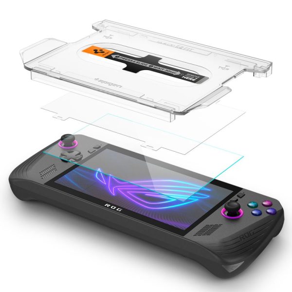 SPIGEN GLAS.TR ”EZ FIT” 2-PACK ASUS ROG ALLY X CLEAR (AGL09347) - Image 2