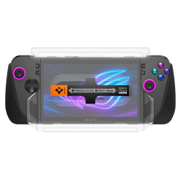 SPIGEN GLAS.TR ”EZ FIT” 2-PACK ASUS ROG ALLY X CLEAR (AGL09347) - Image 3