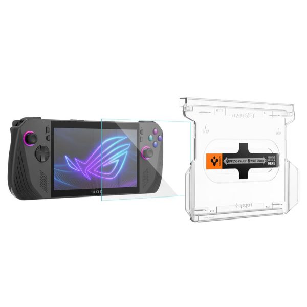 SPIGEN GLAS.TR ”EZ FIT” 2-PACK ASUS ROG ALLY X CLEAR (AGL09347) - Image 4