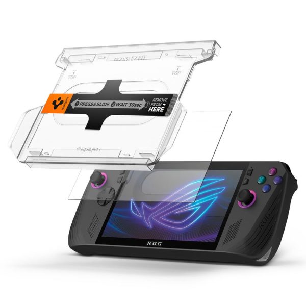 SPIGEN GLAS.TR ”EZ FIT” 2-PACK ASUS ROG ALLY X CLEAR (AGL09347) - Image 6