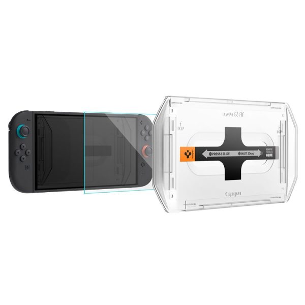 SPIGEN GLAS.TR ”EZ FIT” 2-PACK NINTENDO SWITCH 2 CLEAR (AGL10156) - Image 4