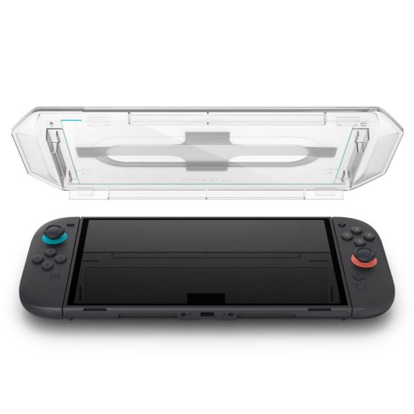 SPIGEN GLAS.TR ”EZ FIT” 2-PACK NINTENDO SWITCH 2 CLEAR (AGL10156) - Image 5