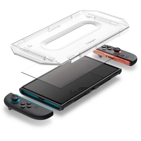 SPIGEN GLAS.TR ”EZ FIT” 2-PACK NINTENDO SWITCH 2 CLEAR (AGL10156) - Image 6