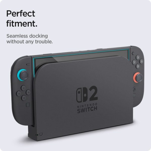 SPIGEN GLAS.TR ”EZ FIT” 2-PACK NINTENDO SWITCH 2 CLEAR (AGL10156) - Image 10
