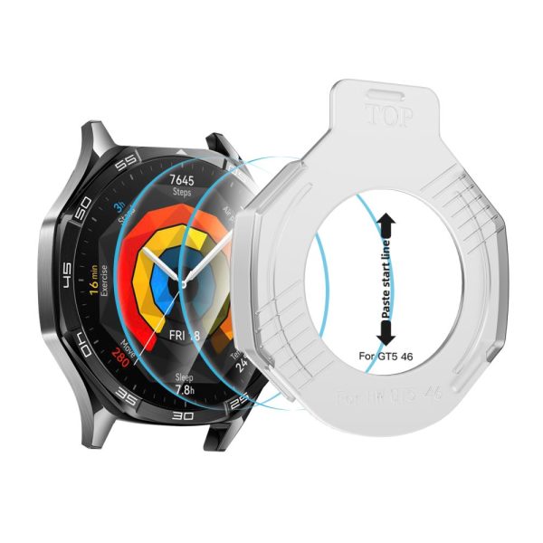 TECH-PROTECT EASY SET+ 2-PACK HUAWEI WATCH GT 5 (46 MM) CLEAR - Image 2