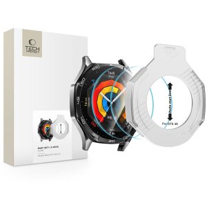 SZKŁO HARTOWANE TECH-PROTECT EASY SET+ 2-PACK HUAWEI WATCH GT 5 (46 MM) CLEAR
