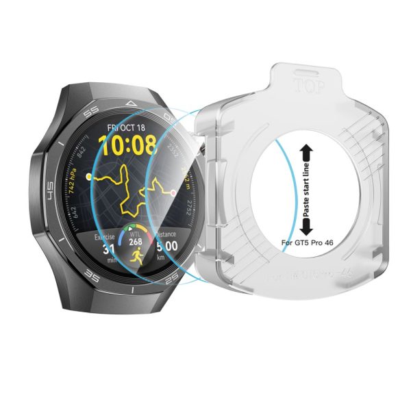 TECH-PROTECT EASY SET+ 2-PACK HUAWEI WATCH GT 5 PRO (46 MM) CLEAR - Image 2