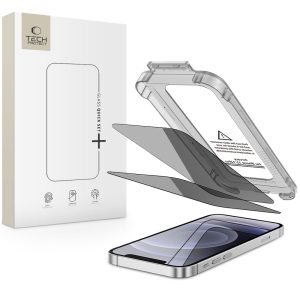 SZKŁO PRYWATYZUJĄCE TECH-PROTECT QUICK SET SPY+ 2-PACK IPHONE 12 / 12 PRO PRIVACY