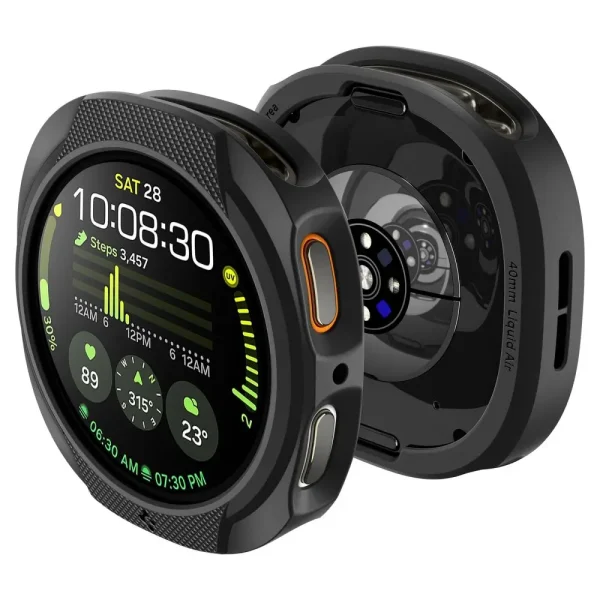 Spigen Liquid Air matte Black-Samsung Galaxy Watch 8 44mm (ACS09839)