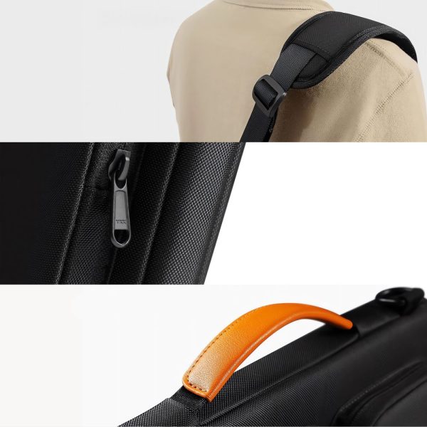 TECH-PROTECT DEFENDER BAG LAPTOP 15-16 BLACK/ORANGE - Image 12