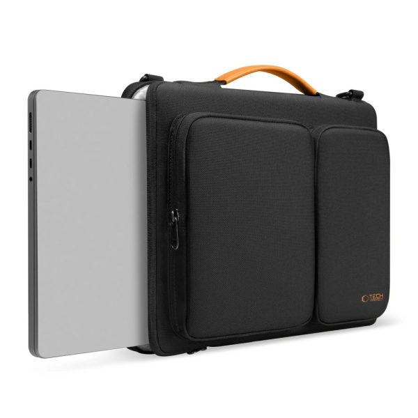 TECH-PROTECT DEFENDER BAG LAPTOP 15-16 BLACK/ORANGE - Image 3