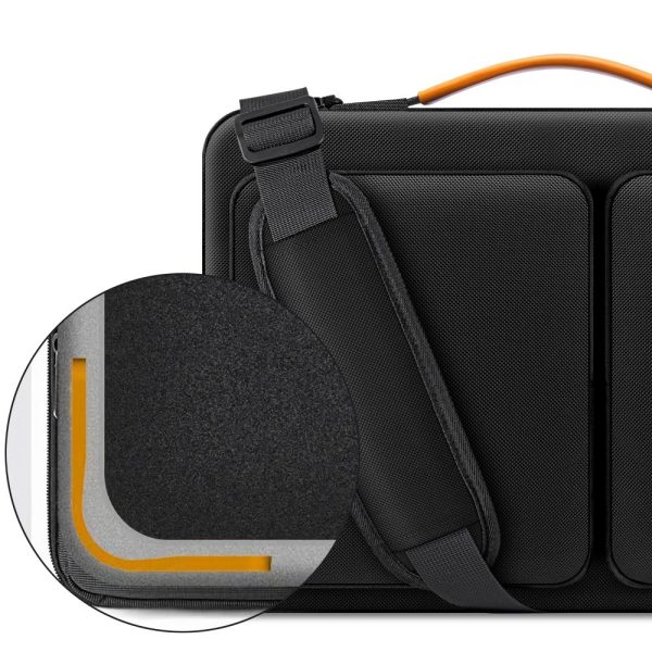 TECH-PROTECT DEFENDER BAG LAPTOP 15-16 BLACK/ORANGE - Image 4