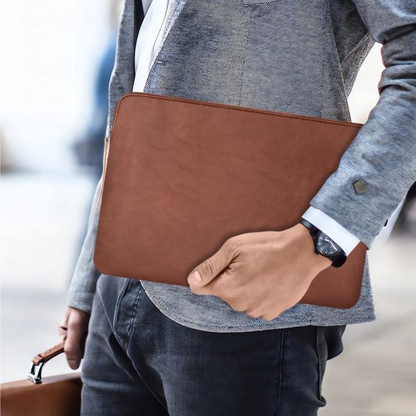 TECH-PROTECT FLEECE LAPTOP 15-16 BROWN - Image 13