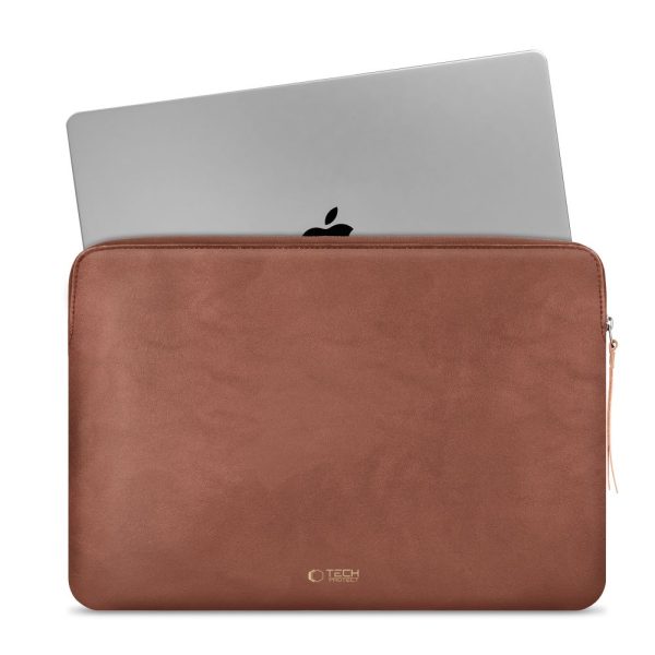 TECH-PROTECT FLEECE LAPTOP 15-16 BROWN - Image 3