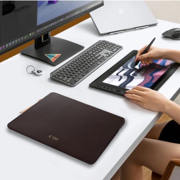 TECH-PROTECT FLEECE LAPTOP 15-16 CHOCOLATE - Image 10