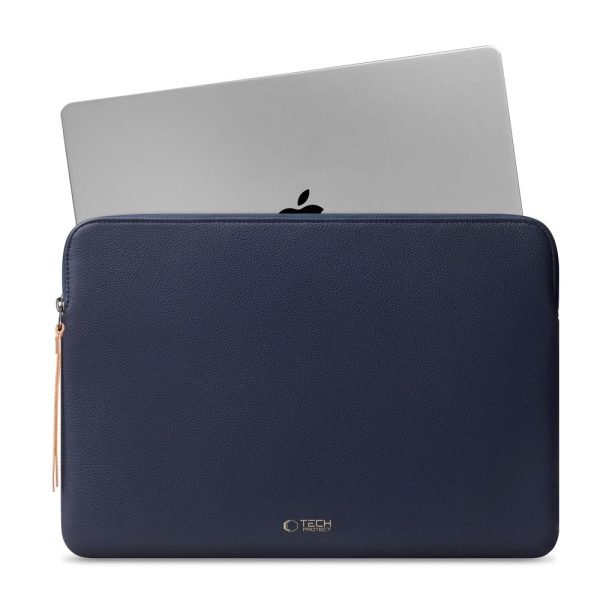 TECH-PROTECT FLEECE LAPTOP 15-16 NAVY BLUE - Image 3