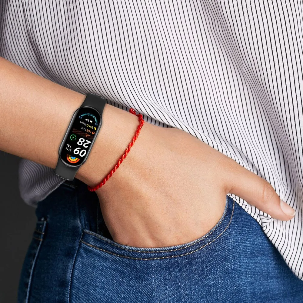 Λουράκι Xiaomi Smart Band 8 / 9 / 10 NFC Tech-Protect IconBand Air Black Red - Image 3