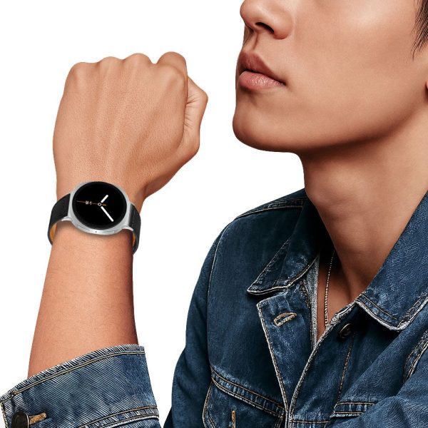 TECH-PROTECT LEATHERFIT SAMSUNG GALAXY WATCH 8/CLASSIC (40/44/46 MM) BLACK - Image 4