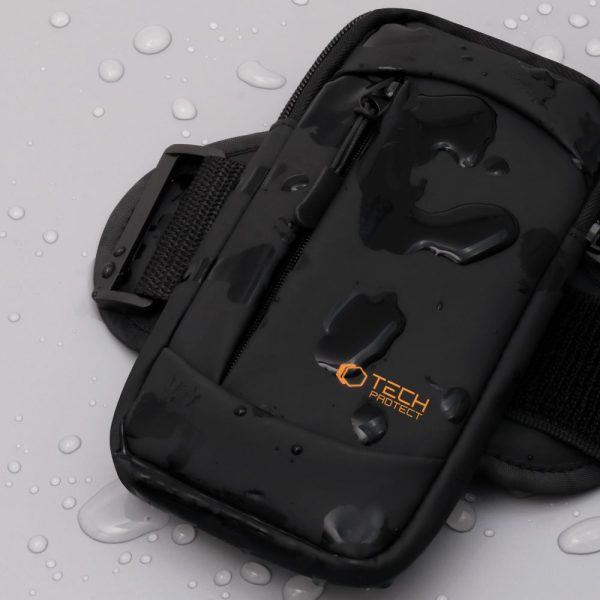 TECH-PROTECT M6 UNIVERSAL SPORT ARMBAND BLACK/ORANGE - Image 4