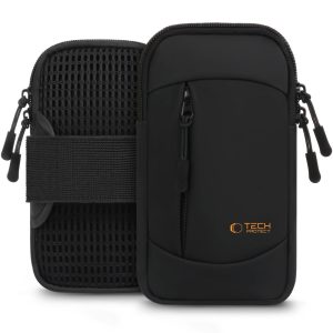 TECH-PROTECT M6 UNIVERSAL SPORT ARMBAND BLACK/ORANGE