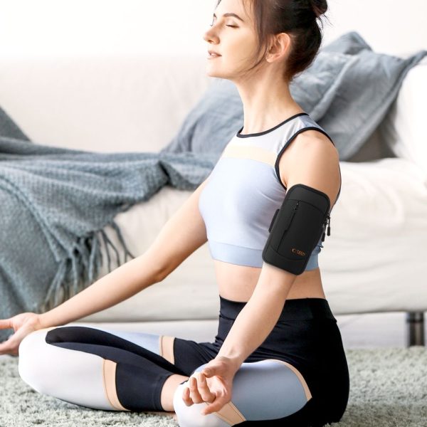 TECH-PROTECT M6 UNIVERSAL SPORT ARMBAND BLACK/ORANGE - Image 7
