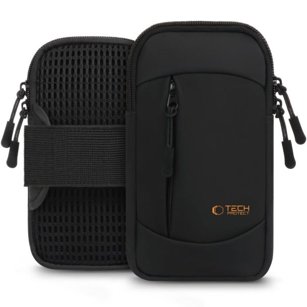 TECH-PROTECT M6 UNIVERSAL SPORT ARMBAND BLACK/ORANGE