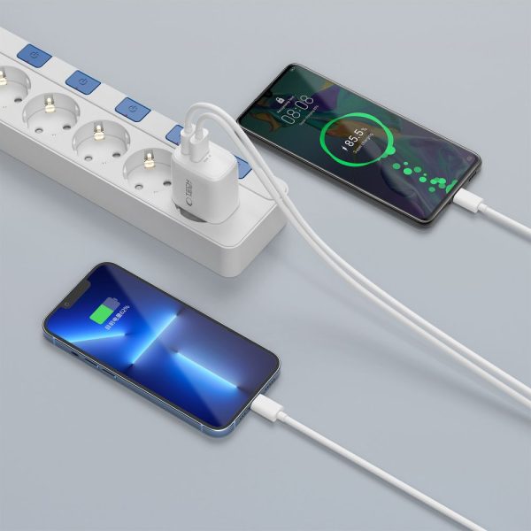 TECH-PROTECT NCA30 2-PORT NETWORK CHARGER PD 30W / QC3.0 WHITE - Image 5