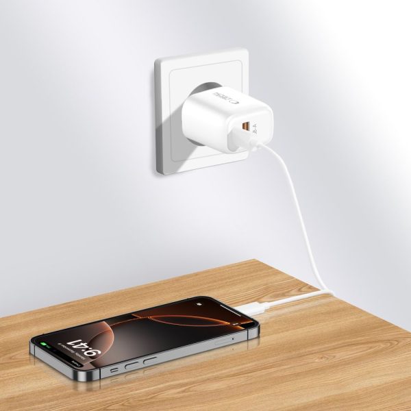 TECH-PROTECT NCA30 2-PORT NETWORK CHARGER PD 30W / QC3.0 WHITE - Image 6