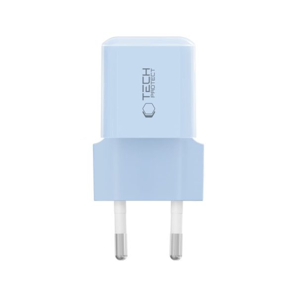 TECH-PROTECT NCM25 1-PORT NETWORK CHARGER PD 25W BABY BLUE - Image 3