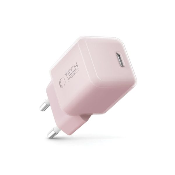 TECH-PROTECT NCM25 1-PORT NETWORK CHARGER PD 25W BABY PINK - Image 2